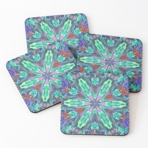 Item preview, Blue Green Flower Crystals designed and sold by Healio2.