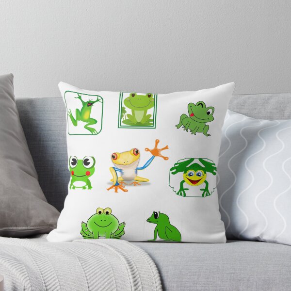 Item preview, Frog Sticker Pack of 8 designed and sold by HanaiPrint.