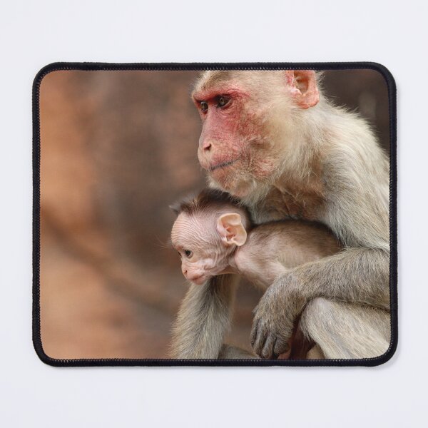 Item preview, Bonnet Macaque with Baby. designed and sold by VgBingi.