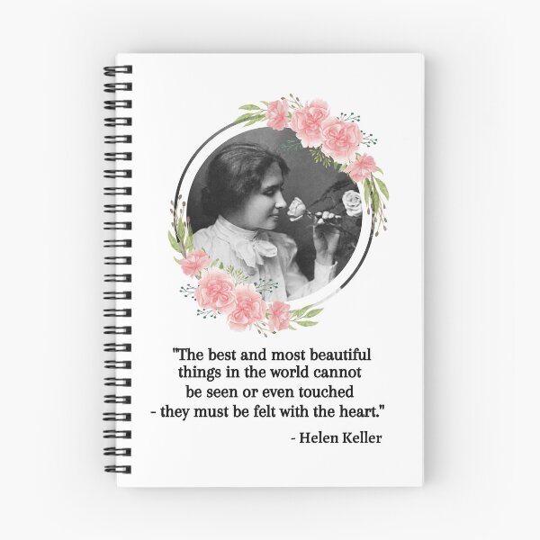 Item preview, The best and most beautiful things, Young Helen Keller Quote, Willow Days designed and sold by avit1.