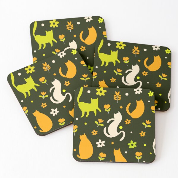 Item preview, black cat pattern designed and sold by Timegraf.