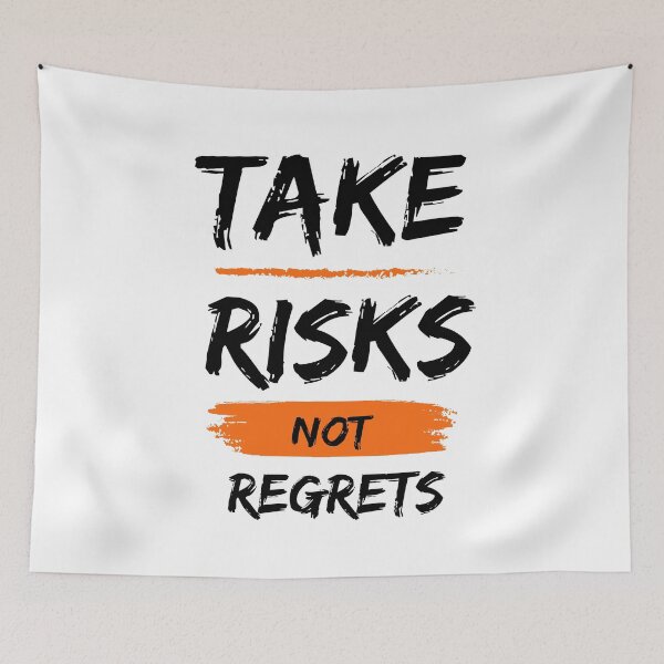 Item preview, Embrace Adventure: Take Risks, Not Regrets designed and sold by Eighty6ix.