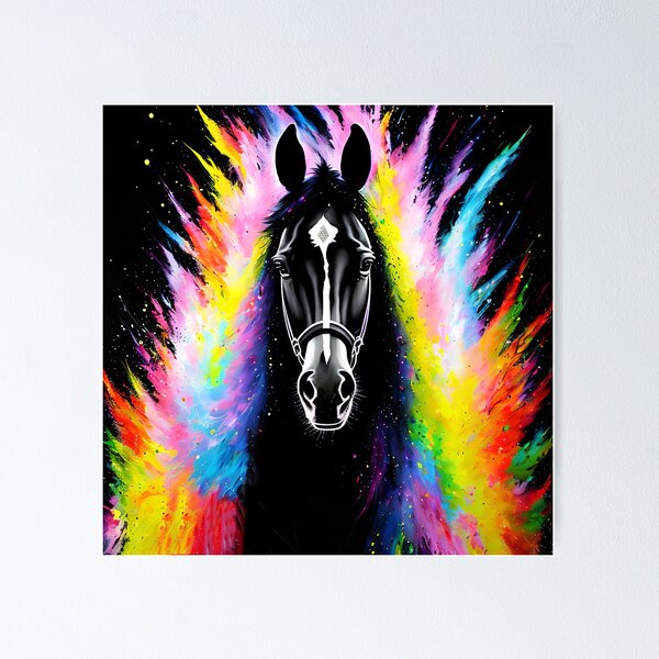 Item preview, Rainbow Fire Horse designed and sold by Elisabeth Lucas.