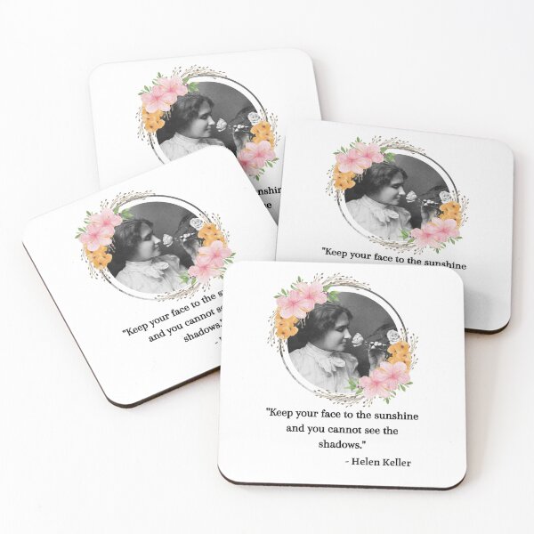 Item preview, Keep your face to the sunshine, Young Helen Keller Quote, Willow Days designed and sold by avit1.