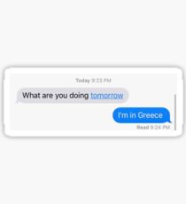 greek kid life Sticker