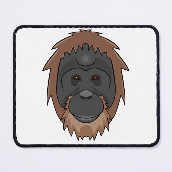 Item preview, Orangutan monkey face designed and sold by MaxFilms.