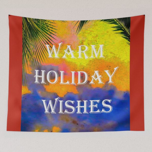 Item preview, WARM HOLIDAY WISHES CHRISTMAS CARD designed and sold by heatherfriedman.