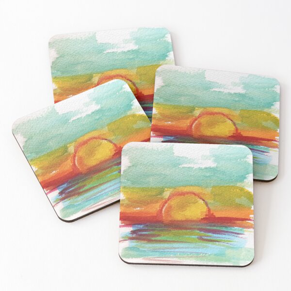 Item preview, Sunset on Water (Watercolor) designed and sold by St. Catherine's Art Club.
