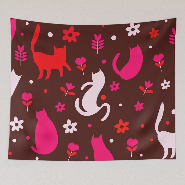 Item preview, black cat pattern designed and sold by Timegraf.