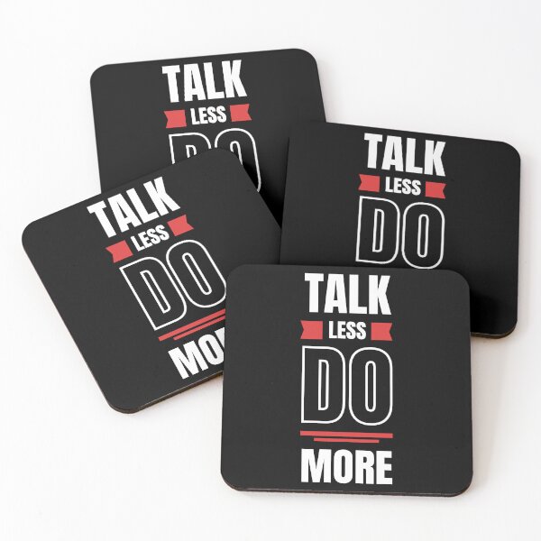 Item preview, Talk less do more wallpaper designed and sold by The Love Quill.
