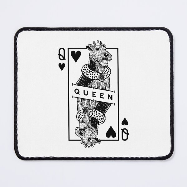 Item preview, Welsh Terrier Queen Of Hearts Funny Welshie Dog Pop Art designed and sold by GrandeDuc.