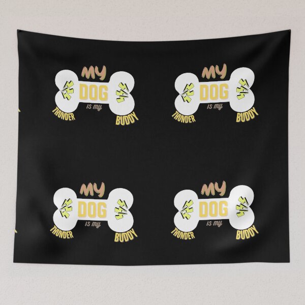 Item preview, Copy of My dog is my thunder buddy designed and sold by NikkosDesigns.