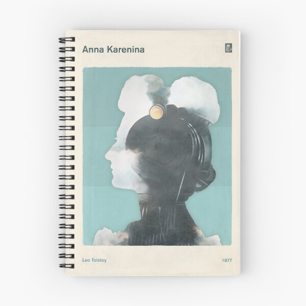 Item preview, Anna Karenina, Leo Tolstoy Literary Art for Bookworms designed and sold by RedHillPrints.