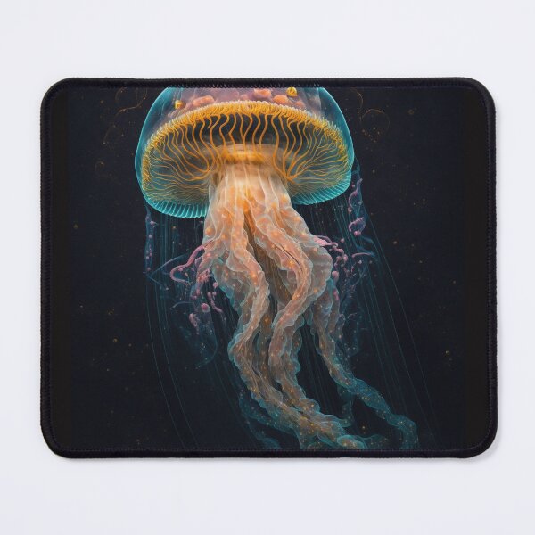 Item preview, Glowing Wonders: A Journey Through the Jellyfish Sea designed and sold by AstralArtisan.
