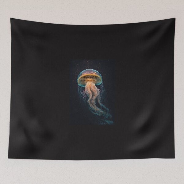 Item preview, Glowing Wonders: A Journey Through the Jellyfish Sea designed and sold by AstralArtisan.