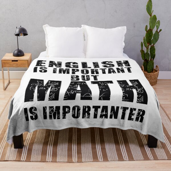 Item preview, Funny math saying - English is important but math is importanter designed and sold by yoshra.