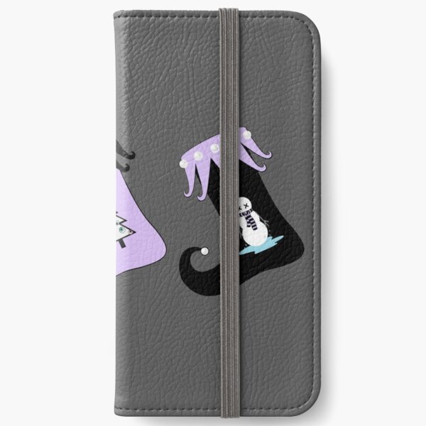 Merry Christmas Pastel Goth Elf Stockings iPhone Wallet
