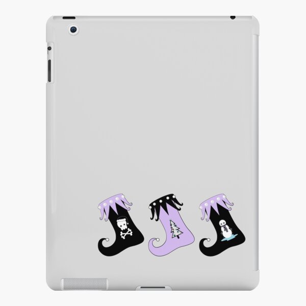 Merry Christmas Pastel Goth Elf Stockings iPad Snap Case