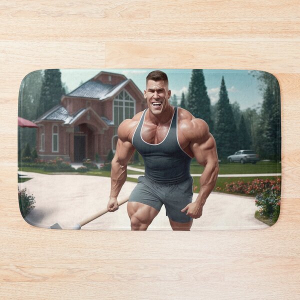 Artikelvorschau, Ein lustiger Bodybuilder-Leinwanddruck Bunte moderne digitale Kunst entworfen und verkauft von Acnologiaa.
