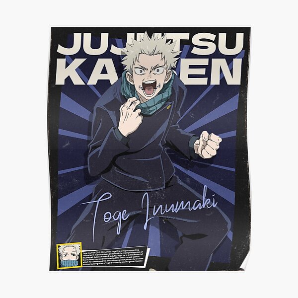 "Toge Inumaki | Sunblast Jujutsu Kaisen" Poster For Sale By B-love ...