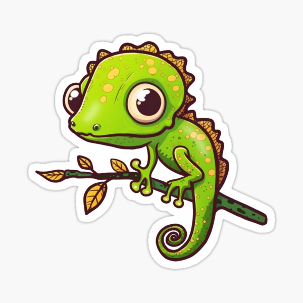 Item preview, Copy of Cute Lime Green Gecko designed and sold by TooCuteStudio.