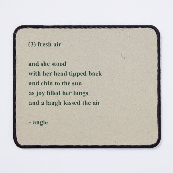 Item preview, poem: fresh air designed and sold by wandermuch.