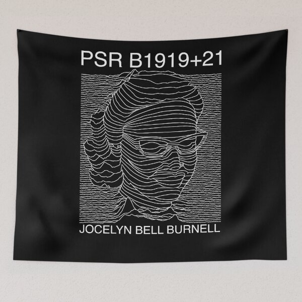 Item preview, UNKNOWN PULSARS (Jocelyn Bell Burnell, CP 1919) designed and sold by fuzzytooth.