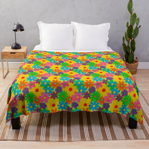 Item preview, 1960s Colorful Flowers designed and sold by Ale's Art.