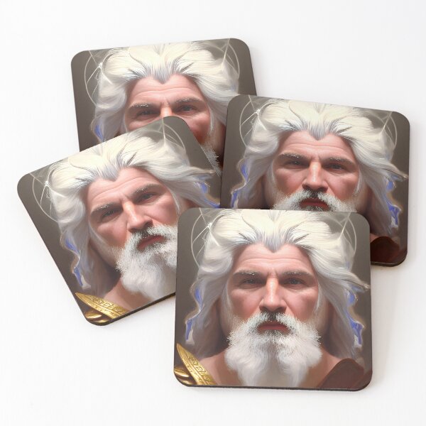 Item preview, Zeus Olimpian God White Beard Handsome Man, A.I. Artwork - Gods Collection designed and sold by SpektroDesign.