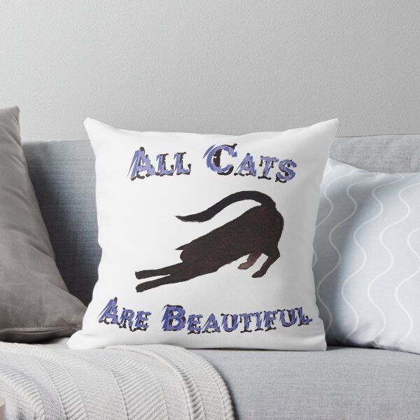 Item preview, All Cats Are Beautiful designed and sold by Amy's Not Dead Yet.
