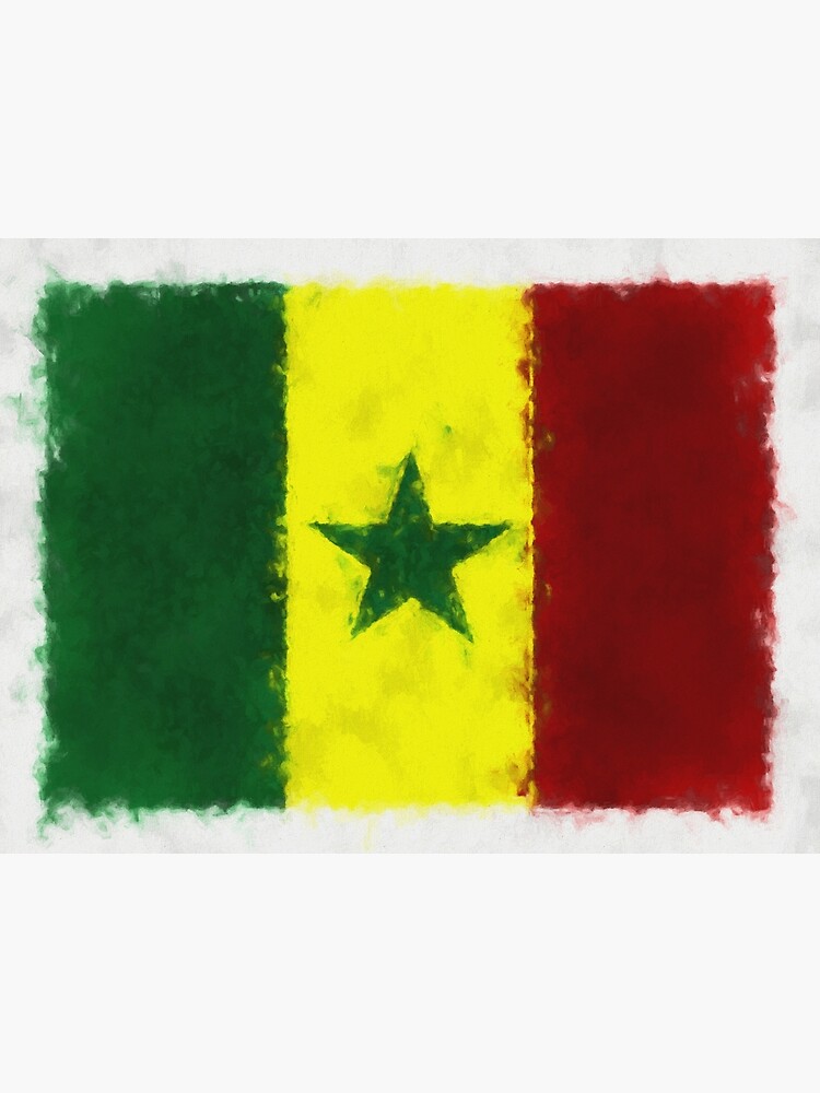 Senegal Flag Reworked No. 66, Series 5 by 8th-and-f