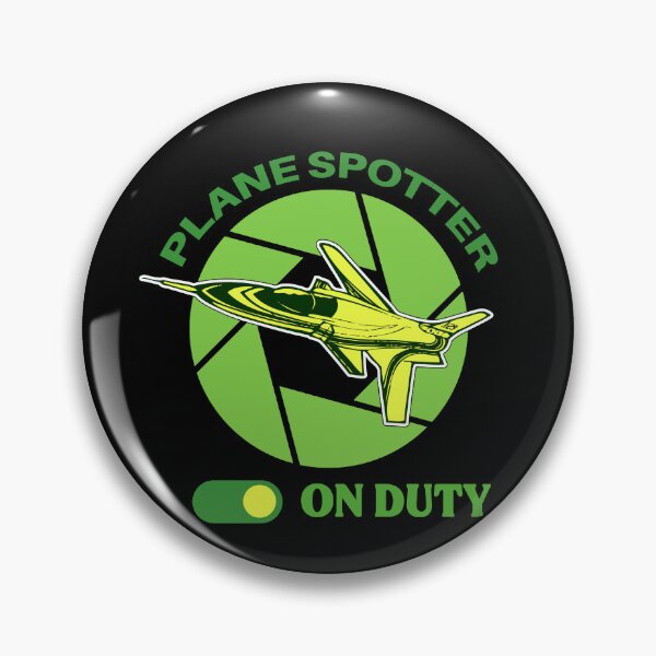 Item preview, Plane Spotter On Duty - Lemon Lime designed and sold by SpicyAviator.