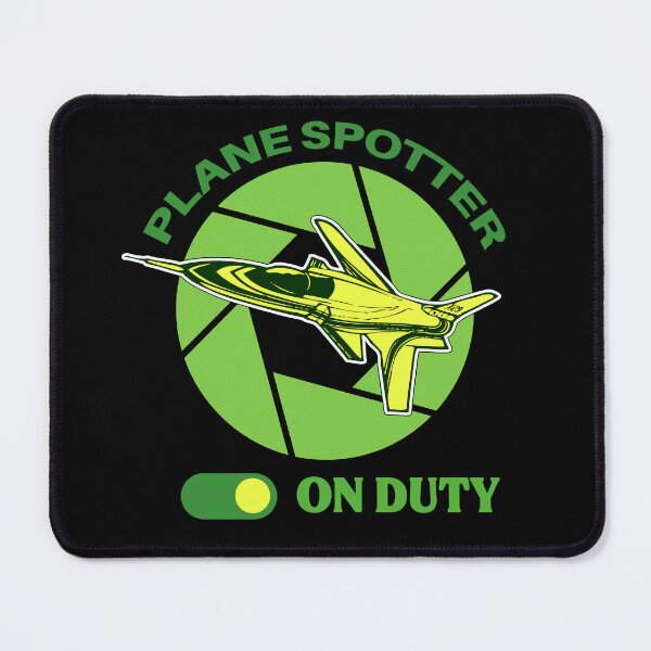 Item preview, Plane Spotter On Duty - Lemon Lime designed and sold by SpicyAviator.