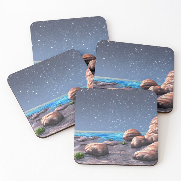 Item preview, Landscape with rocks artwork designed and sold by gramizzia.
