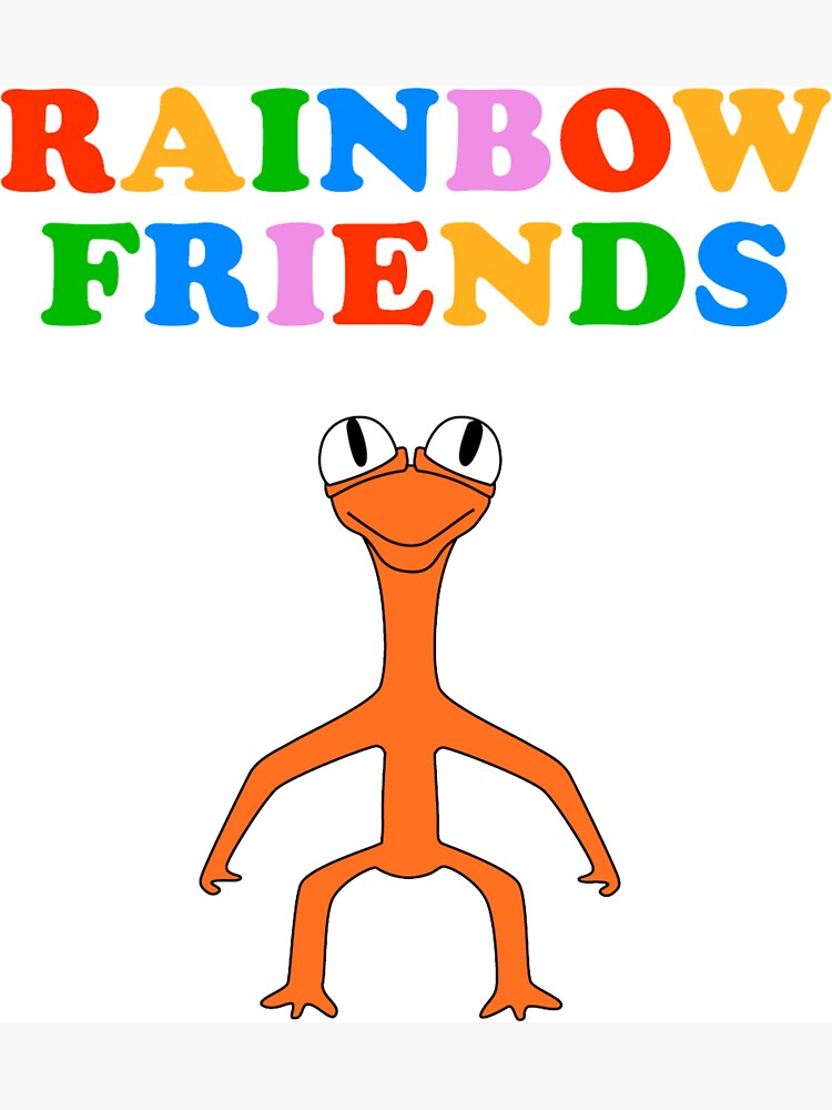 rainbow friends Blue! Art Print for Sale by NickWienfo