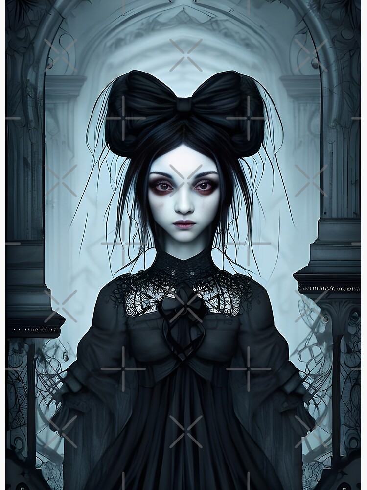 Spookscene Emo Girl Drawing Soft Goth Mall Goth Alt Blue