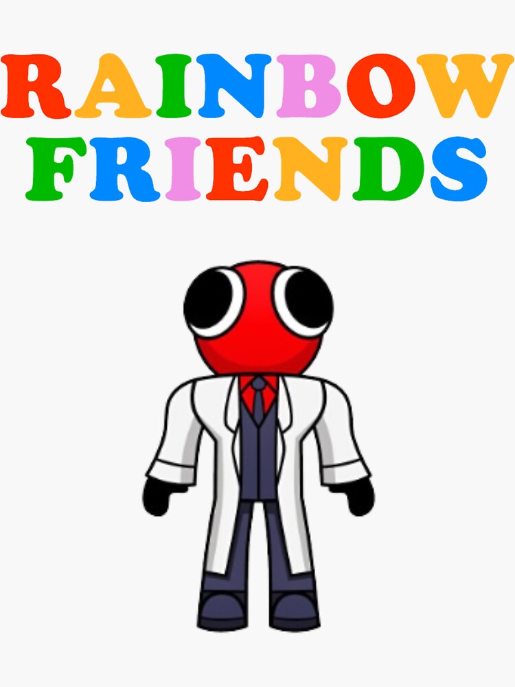 rainbow friends Blue! Sticker for Sale by NickWienfo