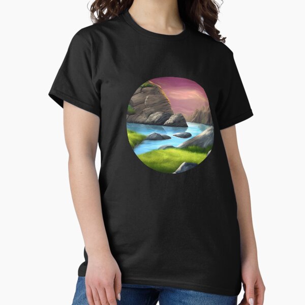 Item preview, Landscape with rocks artwork designed and sold by gramizzia.