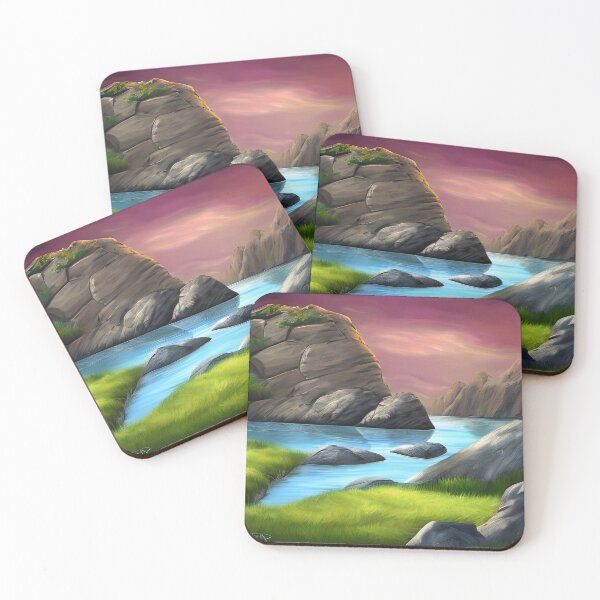 Item preview, Landscape with rocks artwork designed and sold by gramizzia.