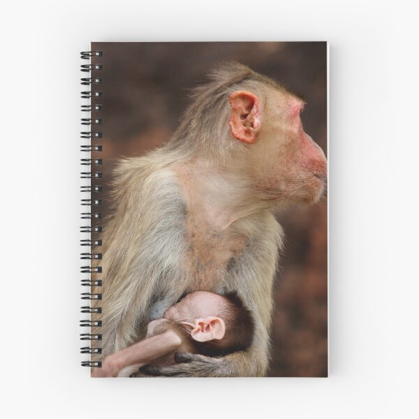 Item preview, Bonnet Macaque with Baby. designed and sold by VgBingi.