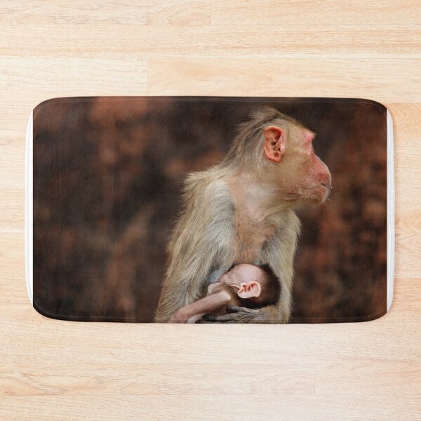 Item preview, Bonnet Macaque with Baby. designed and sold by VgBingi.