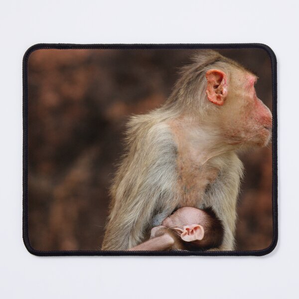 Item preview, Bonnet Macaque with Baby. designed and sold by VgBingi.
