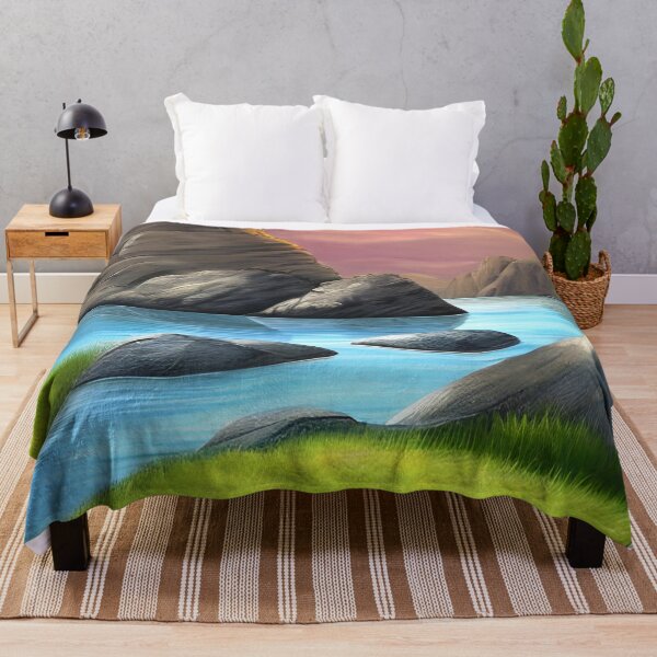 Item preview, Landscape with rocks artwork designed and sold by gramizzia.