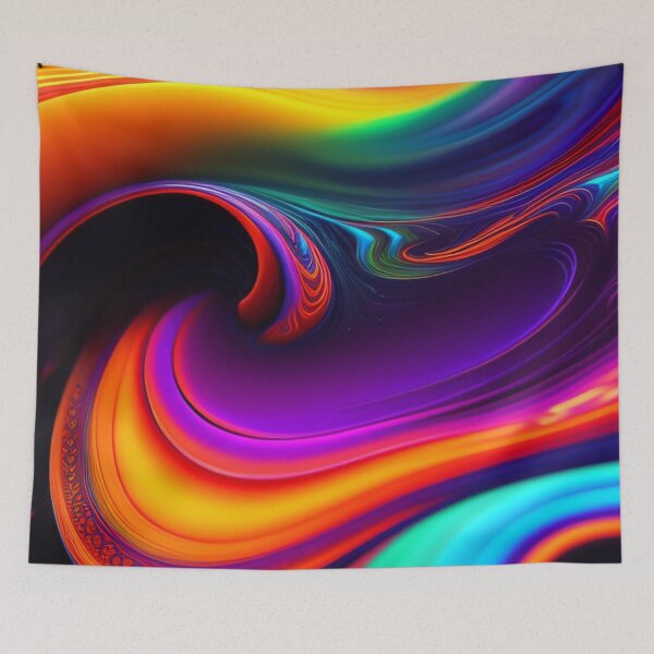 Item preview, Levels of colorful swirls and twirls designed and sold by Athena Milonas.