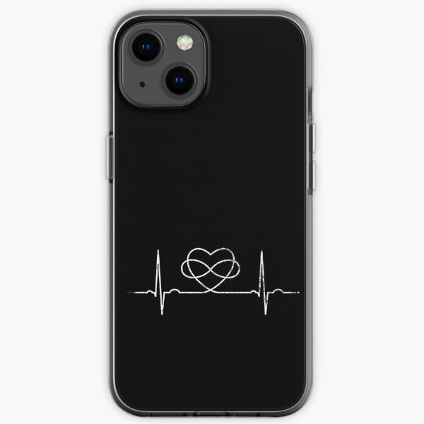 Polyamory Poly Infinity Heart EKG iPhone Soft Case