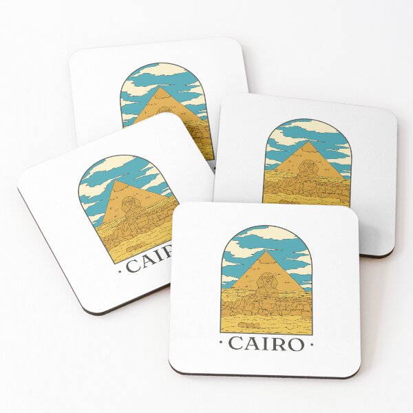 Item preview, Cairo Egypt design with Pyramid and Great Sphinx for travel, trip, vacation, Egyptian history  designed and sold by FFelder.