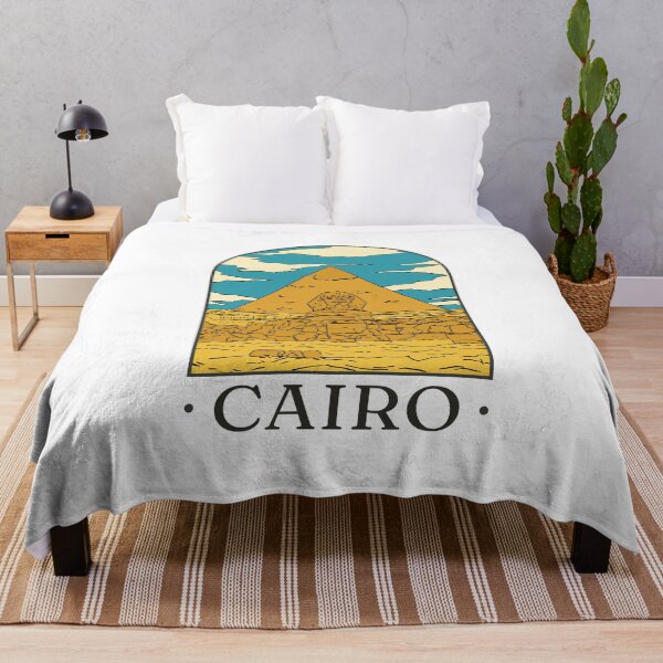 Item preview, Cairo Egypt design with Pyramid and Great Sphinx for travel, trip, vacation, Egyptian history designed and sold by FFelder.