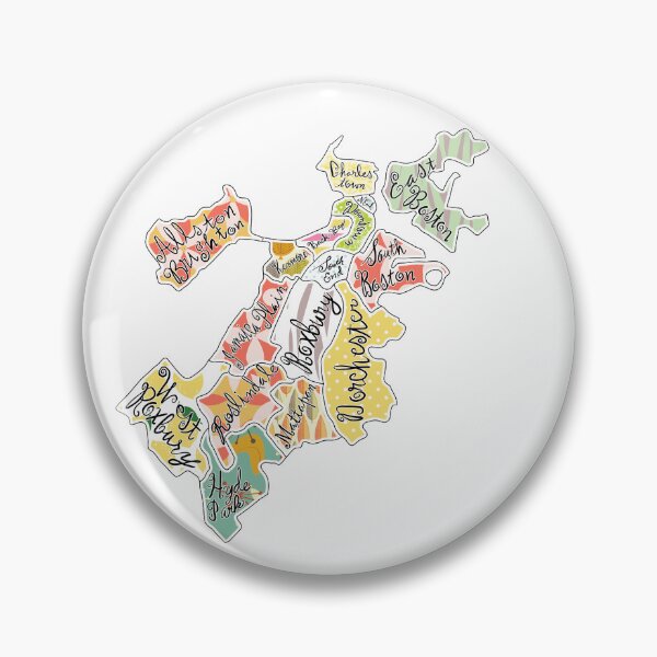 Item preview, map of boston, mass designed and sold by Mitra Farmand.