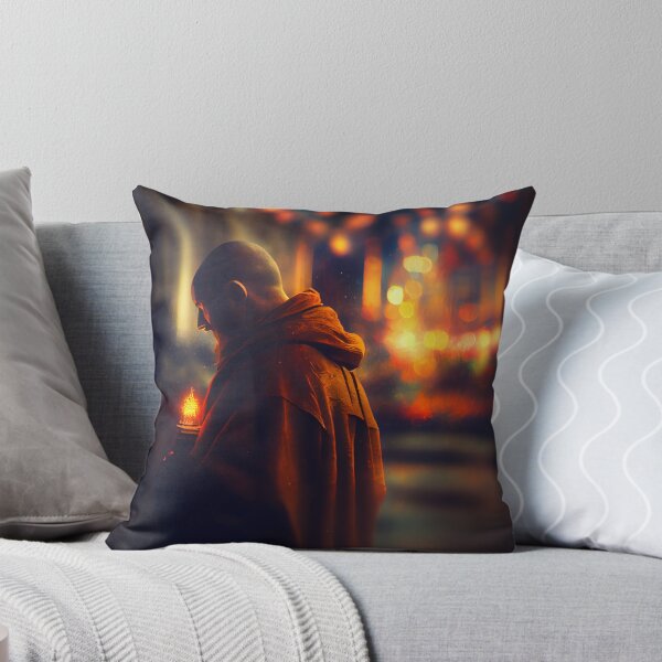 Item preview, Contemplation in Candlelight: Monk in Church designed and sold by LukeAiWalker.