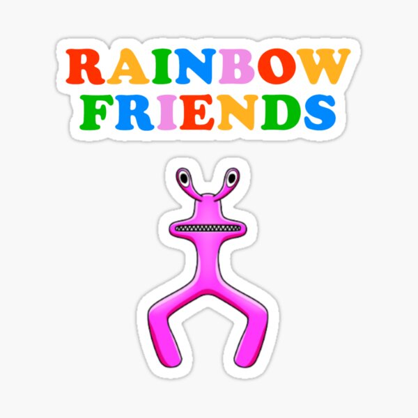 rainbow friends Blue! Sticker for Sale by NickWienfo